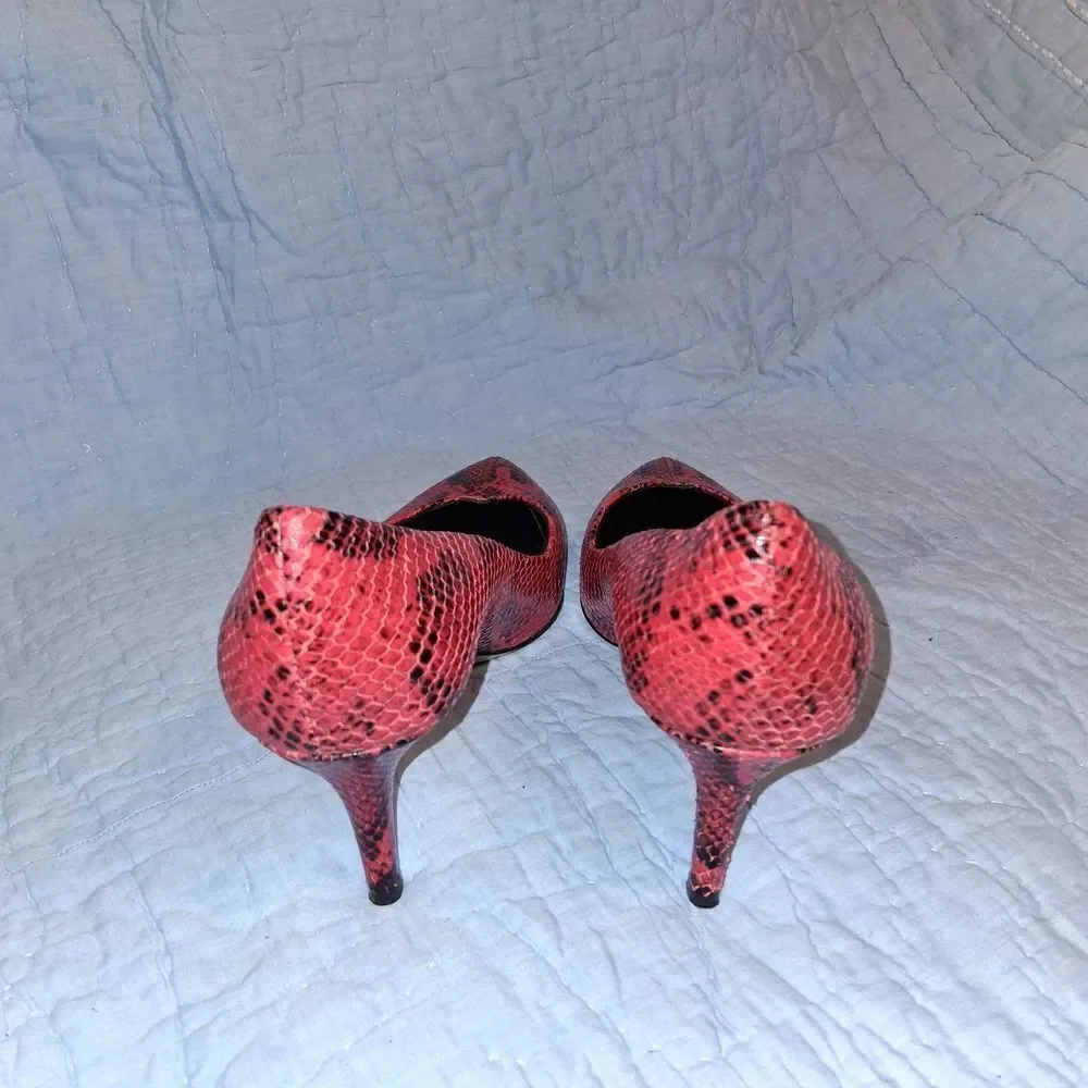 Isabel Marant Scarlet Snakeskin Heels Size 41